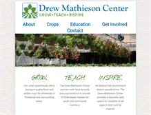 Tablet Screenshot of drewmathiesoncenter.org